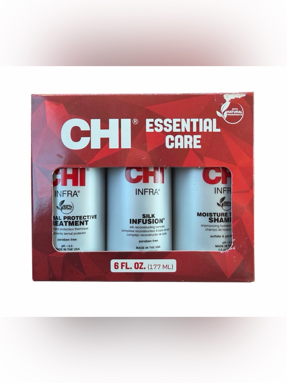 CHI Essential Care Infra Silk Infusion Trio - 6 fl oz NEW